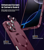 Magnetic for iPhone 16 Pro Case Slim Soft Silicone Bumper Shockproof Metallic - Image 4
