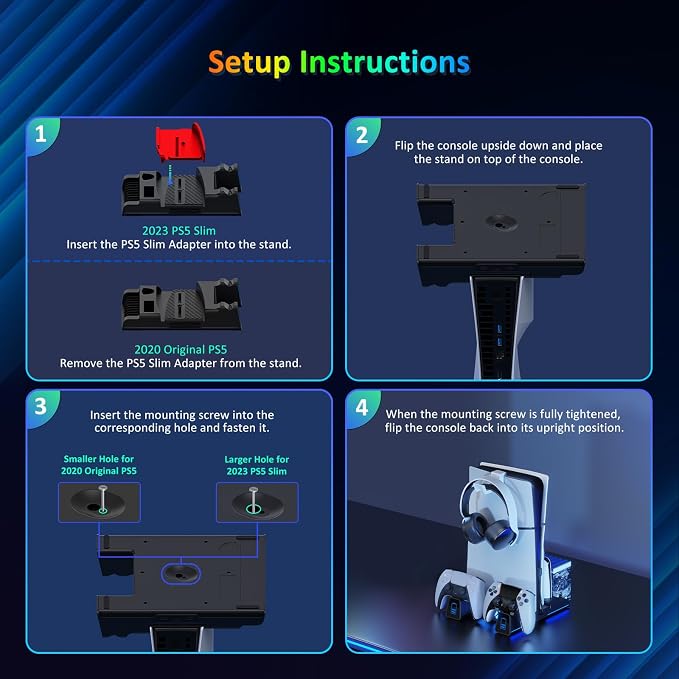 NexiGo PS5 Silent Cooling Stand - Image 9