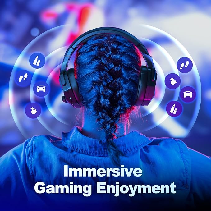 Wireless Gaming Headsets with Mic - Image 2