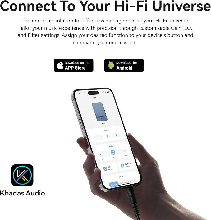 KHADAS Tea Portable Headphone Amplifier, DAC Magnetic Amplifier Bluetooth 5.0 - Image 8