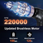 Compressed Air Duster, 000RPM Strong Compressed Air, Brushless Canned Air Duster - Image 3