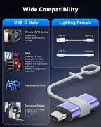 MoKo Lightning to USB C Adapter 2Pack, NOT - Image 6