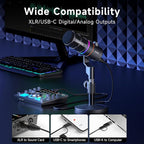 COMICA EJoy D10 USB Gaming Microphone – RGB Dynamic Mic - Image 2