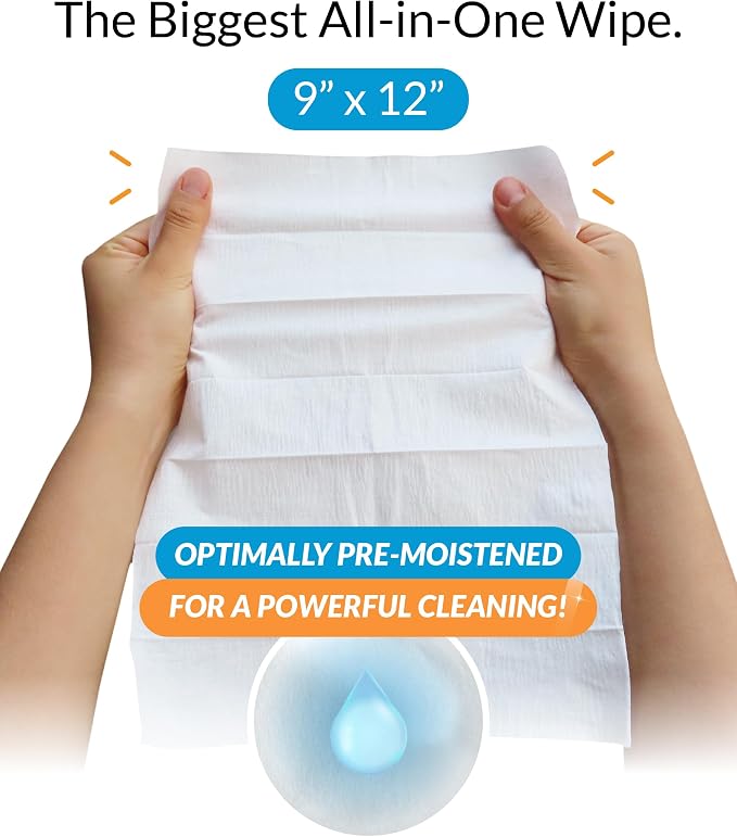 iCloth XL Screen Cleaning Wipes, Lint-Free and Streak-Free, Fast-Drying - Image 3