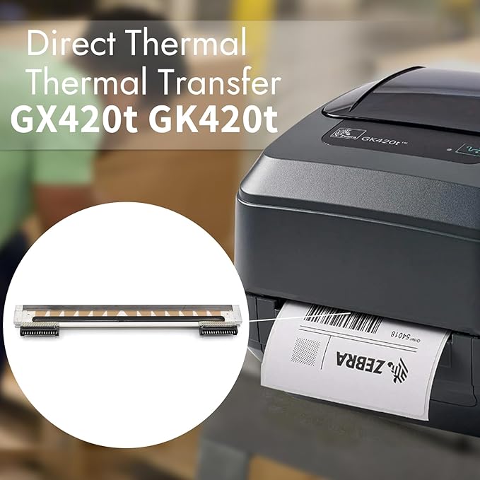 105934-038 New Printhead for Zebra GX420T GK420T Thermal Desktop Printer 203dpi - Image 5