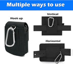 BECPLT for Galaxy Z Flip7 FE 7 6 5 4 3 Nylon Cell Phone Pouch Holster Case - Image 3
