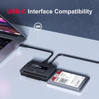 Unitek USB C to SATA 6Gbps IDE Adapter External Hard Drive Converter Kit - Image 4