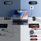 600W USB C Fast Charger Block, 8 Port Charging Station, GaN Ⅲ Multi Port - Image 7