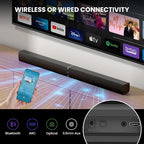 MZEIBO Sound Bar for Smart TV，80W Detachable Bluetooth Soundbar - Image 7