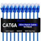 Rapink Cat6a 5ft Ethernet Cables by Rapink