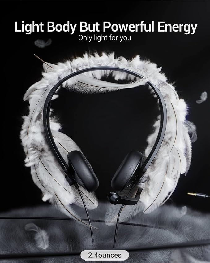 USB Headset with Microphone for PC Laptop - Image 2