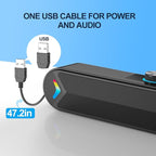 LENRUE Computer Speakers for Desktop, PC Speakers - Image 6