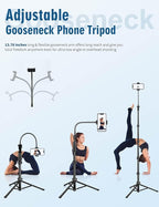 Phone Tripod, Aluminum Tripods Stand - Image 2