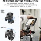 NEEWER Camera Field Monitor Mount Holder Bracket, 360° Swivel 180° Tilt - Image 6