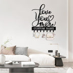 Personalized Key Holder Wall Mount, Custom Metal Key Rack Key Holder - Image 3