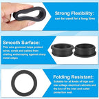 PATIKIL 42.6mm / 1-11/16 Inch Drill Hole, 1-7/16 Inch ID Rubber Grommets - Image 3