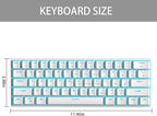 60% Mechanical Gaming Keyboard, Detachable Type-C Cable Mini Keyboard - Image 8