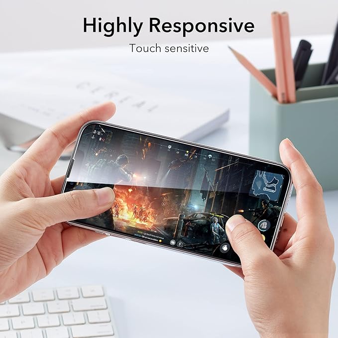 ESR 3 Pack for iPhone 13 Pro Max/iPhone 14 Plus Screen Protector, Tempered - Image 6