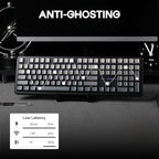 EPOMAKER Aula F108 Wireless Gaming Keyboard, Full Size Mechanical Keyboard - Image 4