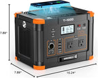 Portable Power Station 1000W, GRECELL 999Wh Solar Generator - Image 10