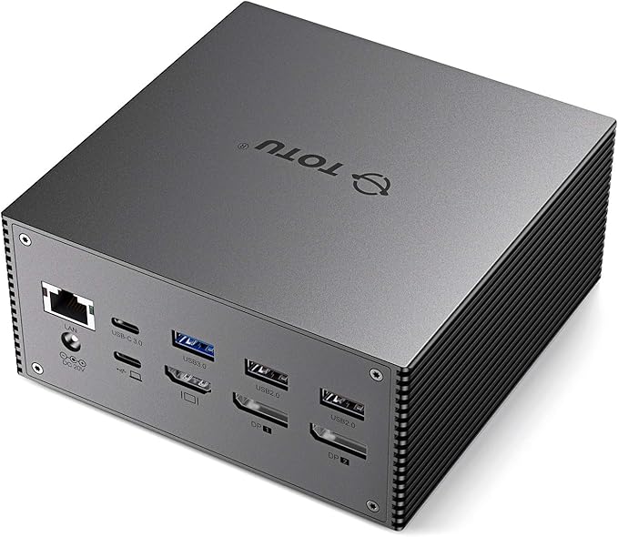 TOTU Upgraded Universal USB-C 4K Triple Display Docking Station by TOTU