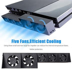 Linkhood Cooling Fan for PS4, USB External Cooler 5 Fan Turbo Temperature - Image 3
