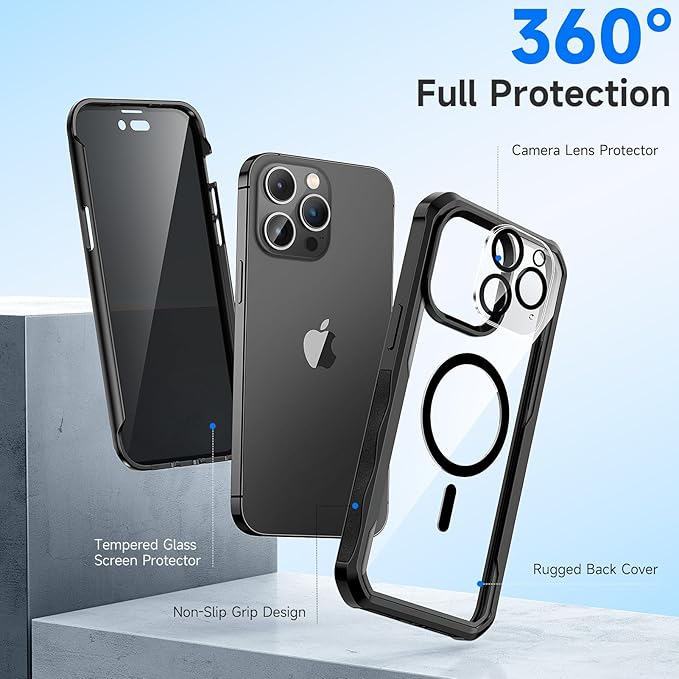 seacosmo for iPhone 14 Pro Case, Full Body Bumper - Image 3