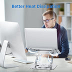 Adjustable Laptop Stand for Desk, Ergonomic Riser - Image 5