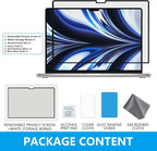 FILMEXT MacBook Air M2 13.6-inch Screen Protector, Privacy Shield, 2022 Release - Image 6