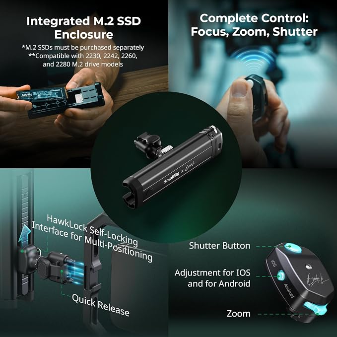 SmallRig x Brandon Li All-in-One Mobile Video Kit, Quick Release Universal - Image 4