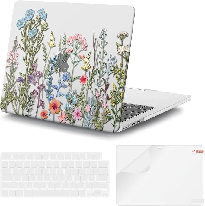 iCasso for MacBook Air 13 inch Case 2025 2024-2022 Release M4 A3240 M3 A3113 by iCasso