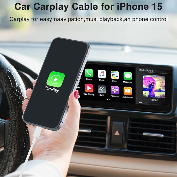 Car Carplay Cable for iPhone 17 16 15 Charger Cord, 4 Pack 6FT USB A to USB C - Image 2