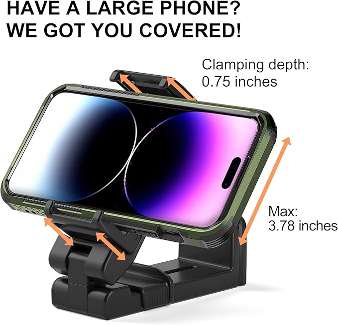 Perilogics 2025 Upgraded Travel Essentials Must Haves Airplane Phone Holder - Image 8