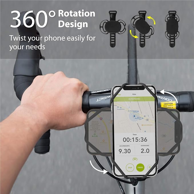 BONE Run + Bike Tie Connect Kit 1, 2-in-1 Running & Bike Phone Holder, - Image 3