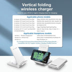 PDKUAI 2 in 1 Wireless Charger, 25W Foldable Wireless Charging Station - Image 3
