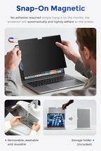 Magnetic Privacy Screen for MacBook Air 13 & 13.6 Inch, Removable Washable - Image 3