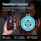 EBODA Waterproof Bluetooth Shower Speaker, IPX7 Floating Portable Wireless - Image 4