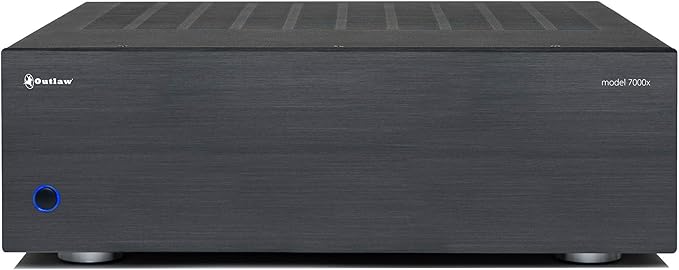 Outlaw Model 7000x 7000 x 7-Channel Power Amplifier | 7x130 Watts Continuous | by Outlaw+Audio