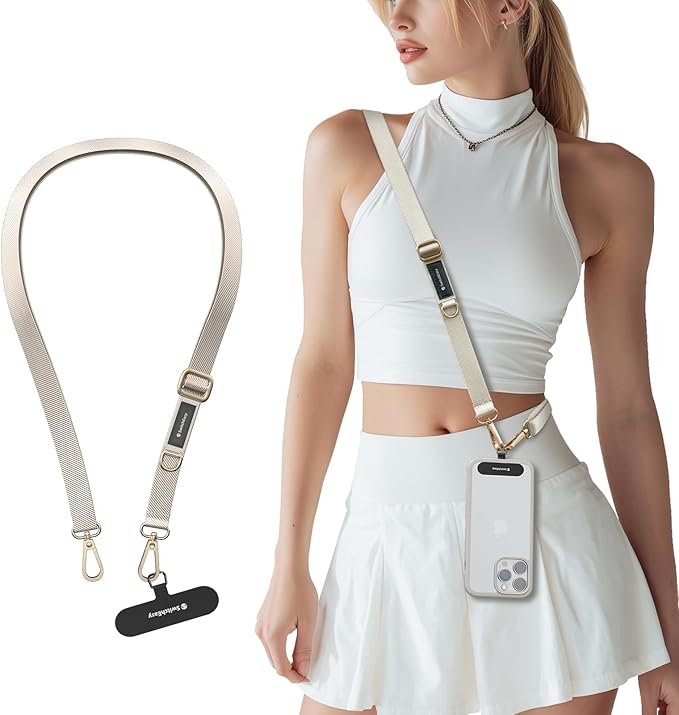 SWITCHEASY 20mm Adjustable Crossbody Phone Strap Compatible by SwitchEasy