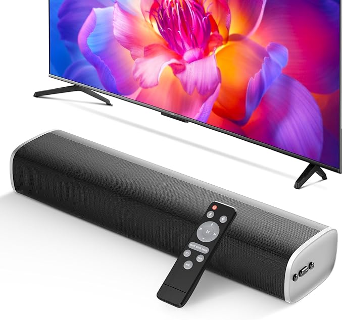 MZEIBO Sound Bar, 50W TV Speaker - Image 2