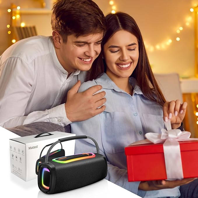 Bluetooth Speaker 60W, 36H Playtime 6000mAh BT5.4 Portable Wireless Speaker - Image 5