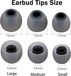 Silicone Replacement Earbud Tips Ear Tips Fit Most in-Ear Earbuds Headphone - Image 2