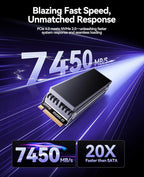 ORICO OSC 2TB M.2 NVMe SSD for Desktop PC, PCIe 4.0 Internal SSD - Image 2