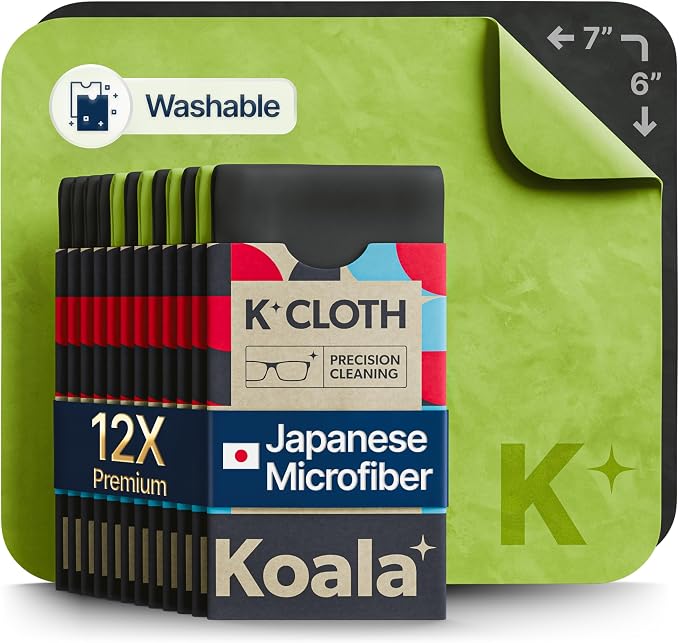 Koala Lens Cleaning Cloth | Japanese Microfiber | Glasses Cleaning Cloths | by KoalaLifestyle