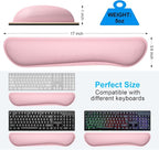 Dapesuom Enlarge Keyboard Wrist Rest, Cute Memory Foam Keyboard Wrist Cushion - Image 6