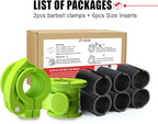 Barbell Clips 1 Inch Quick Release Weight Clamps 0.9-1.18inch Multi-Size - Image 6