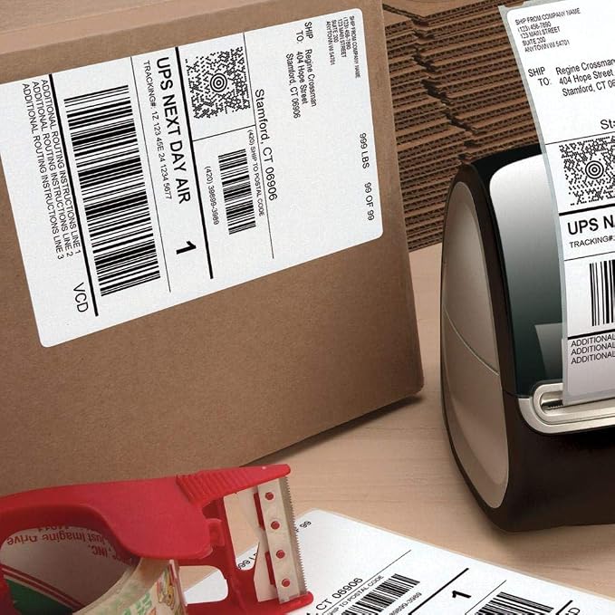 20 Rolls 1744907 Compatible 4XL Internet Postage Shipping Labels, 220 Labels - Image 5