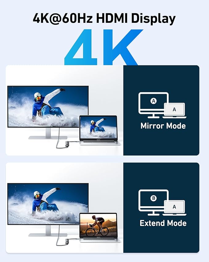 Acer USB C to HDMI Multiport Adapter, 7 in 1 USB-C Hub - Image 3
