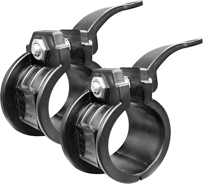 Olympic Barbell Clamps 2 inch Adjustable Barbell Clips Quick Release Pair of by ZY-HUAN