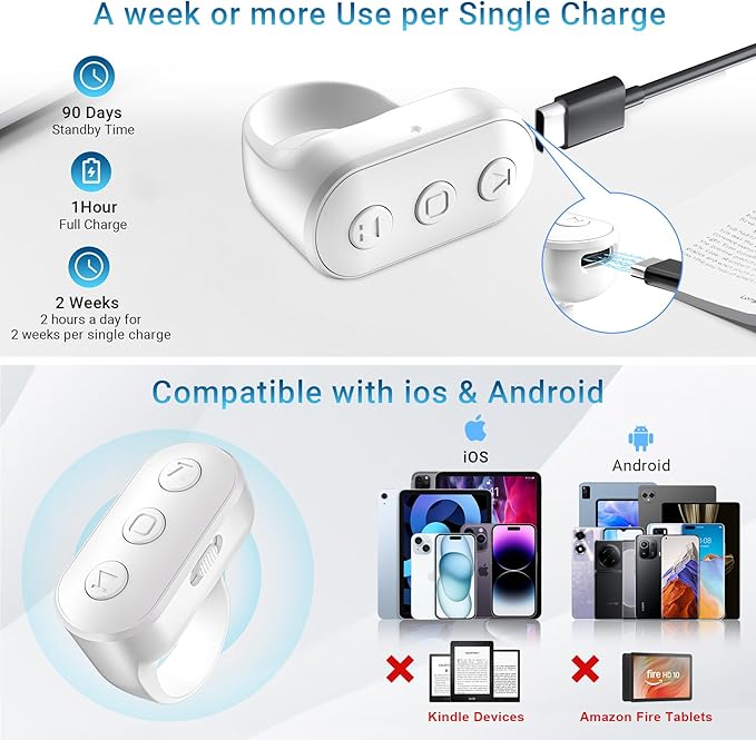 Wireless Ring Phone Zoom Remote - Image 5